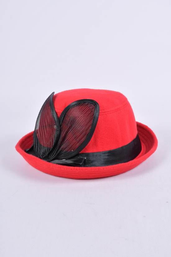 Шляпа женская (цв.красный) арт.1912