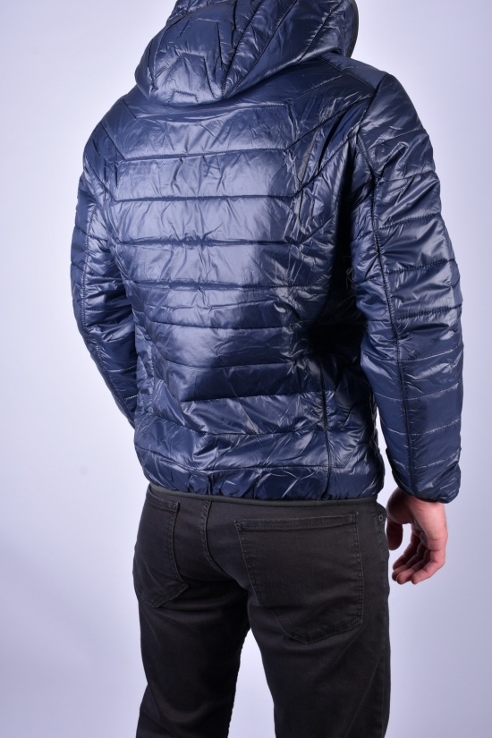 Куртка мужская из плащёвки (цв.т/синий) демисезонная "VAVALON" Размер в наличии : 48 арт.919KD