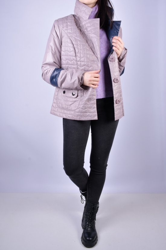 Куртка жіноча демісезонна (кол. капучино) "CLOWER" Розмір в наявності : 58 арт.97