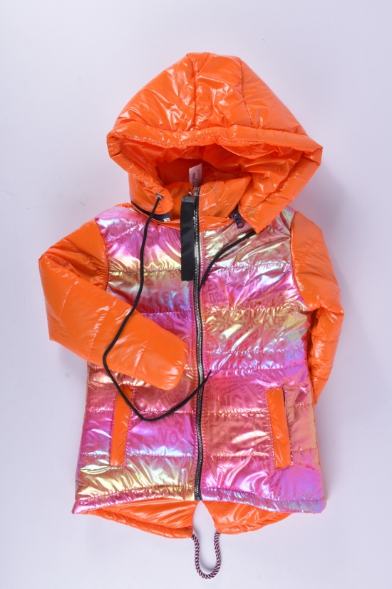 Куртка для дівчинки демісезонна (кол. помаранчевий) Зріст в наявності : 92, 98 арт.FASHION