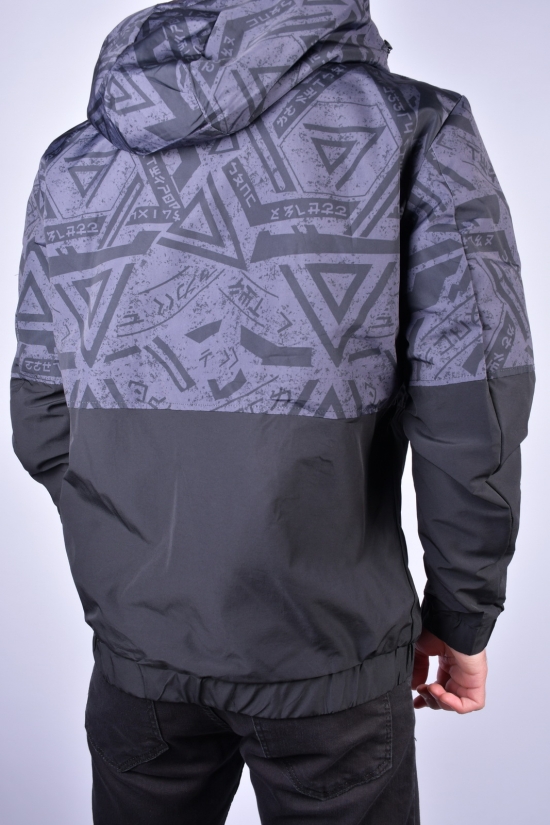 Куртка чоловіча демісезонна (кол. чорний/синій) Розмір в наявності : 44 арт.EM21181