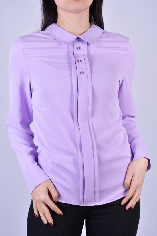 Блузка жіноча довгий рукав (кол. бузковий) BASE Розмір в наявності : 46 арт.A1607