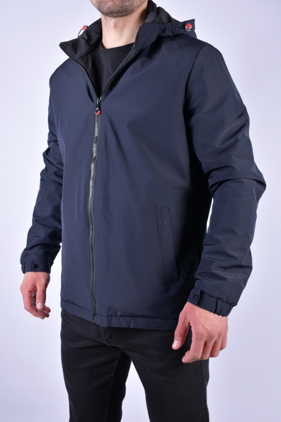 Куртка мужская демисезонная (двухсторонняя) (цв.т.синий) Размер в наличии : 44 арт.EM23011