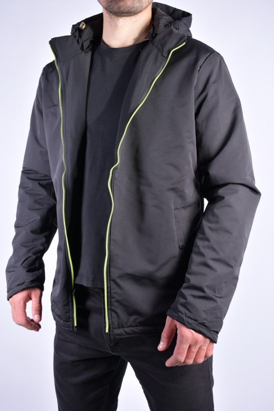 Куртка чоловіча демісезонна (двостороння) (кол. чорний) Розмір в наявності : 44 арт.EM23035