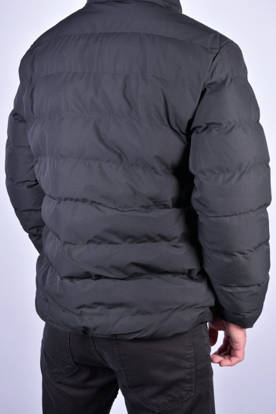 Куртка чоловіча демісезонна (кол. чорний) з плащової тканини. Розмір в наявності : 46 арт.G-8088
