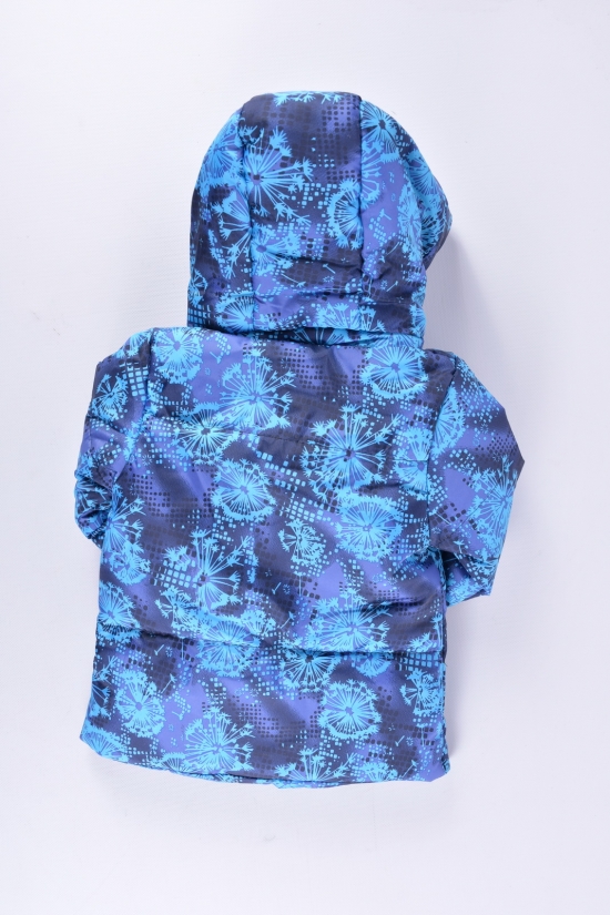 Куртка демисезонная для девочки (цв.синий) "PB" Рост в наличии : 80, 86, 92, 98 арт.020