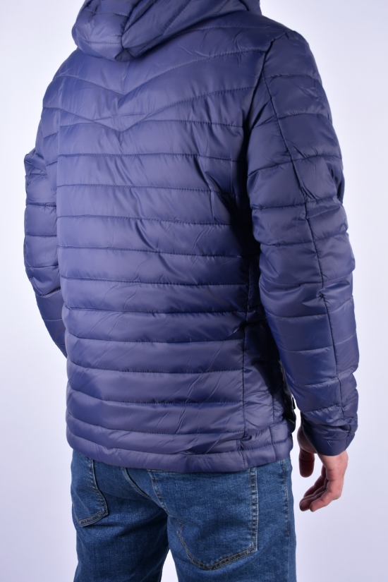 Куртка мужская (цв.синий) демисезонная болоневая Размер в наличии : 46 арт.2105
