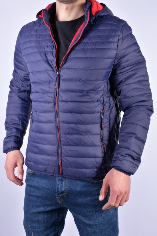 Куртка чоловіча (кол. синій) демісезонна болонева Розмір в наявності : 54 арт.2111