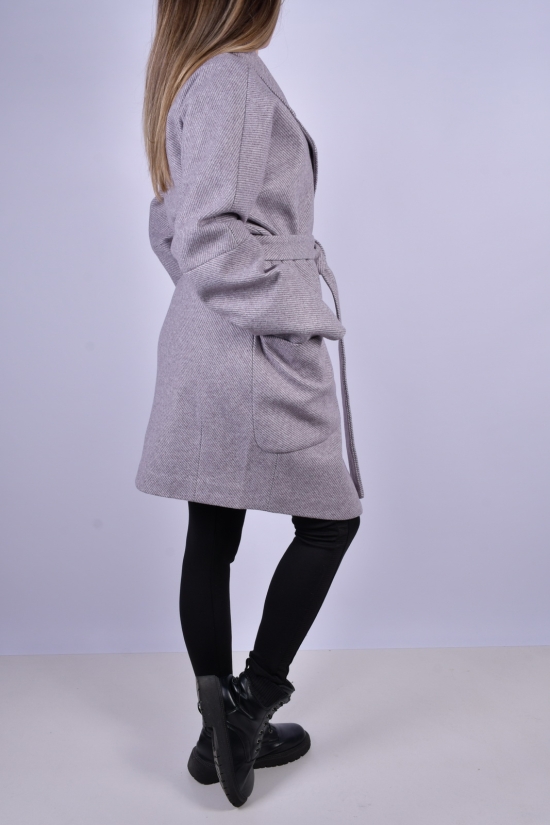 Пальто жіноче кашемірове (кол. св/рожевий) Розміри в наявності : 50, 54 арт.2071