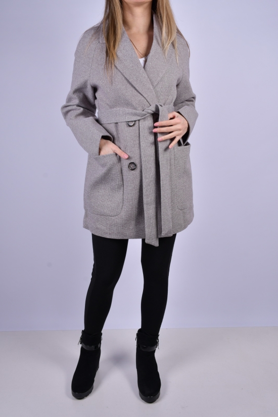 Пальто жіноче кашемірове (кол. коричневий) Розміри в наявності : 46, 48, 50 арт.5516