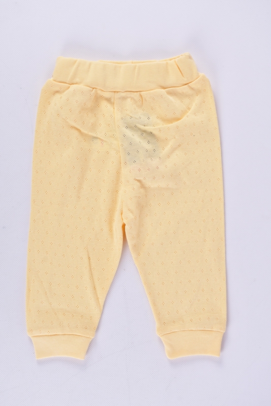 Штанишки детские трикотажные (цв.жёлтый) "Vitmo Baby" Рост в наличии : 68 арт.18915