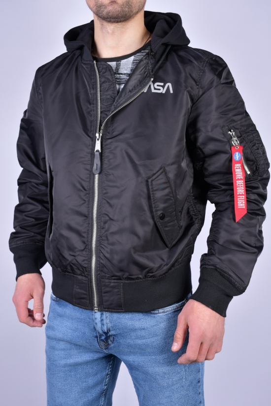 Куртка мужская (цв.черный) демисезонная" Alpfa Industries" Размеры в наличии : 48, 50 арт.21M-50W