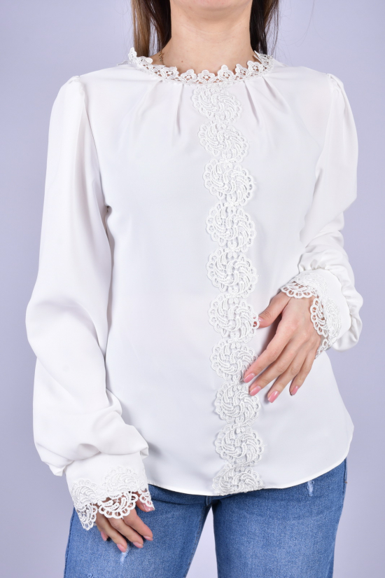 Блузка жіноча (кол. білий) "ESAY" Розмір в наявності : 46 арт.9303