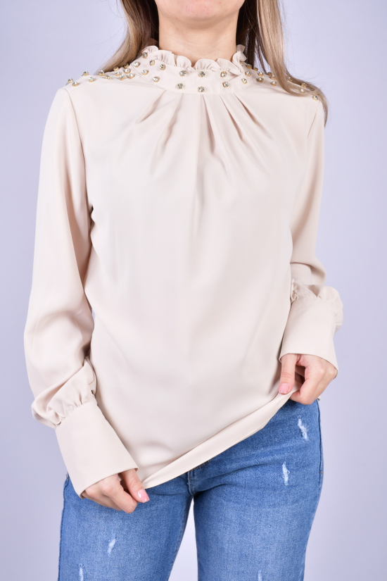 Блузка жіноча (кол. кремовий) "ESAY" Розміри в наявності : 40, 44 арт.9019