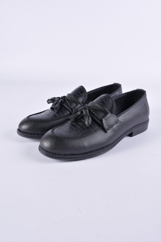 Туфли лоферы мужские (цв.черный) "CRAFT" Размеры в наличии : 40, 42 арт.2300