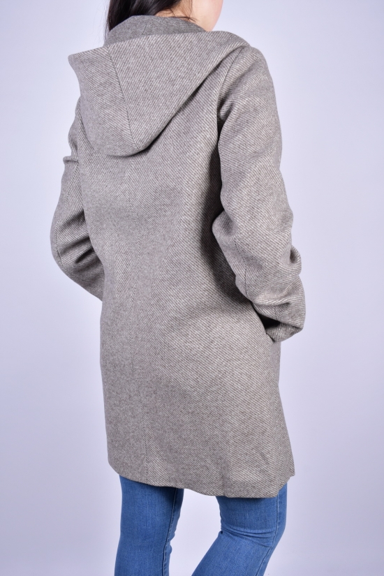 Пальто жіноче демісезонне (кол. сірий) Розмір в наявності : 44 арт.2058