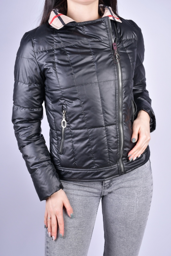 Куртка женская болоньевая (цв.чёрный) демисезонная "Evinnos" Размер в наличии : 44 арт.2235