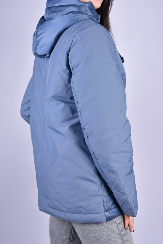 Куртка женская демисезонная (цв.синий) из плащёвки "D.S" Размеры в наличии : 48, 50, 56 арт.M21007