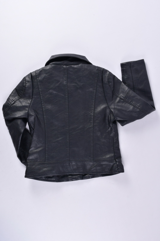 Куртка для девочки демисезонная из экокожи "Aolong" Рост в наличии : 176 арт.W218959