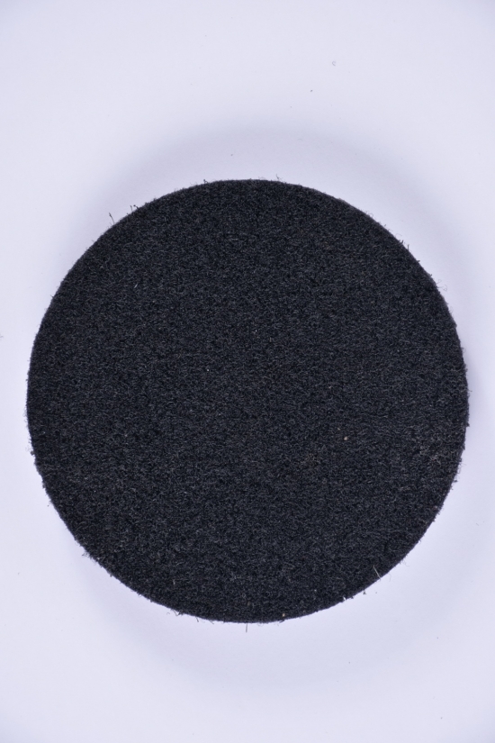 Круг зачистной из нетканого абразива (коралл) диаметр 125 мм на липучке черный арт.9176261