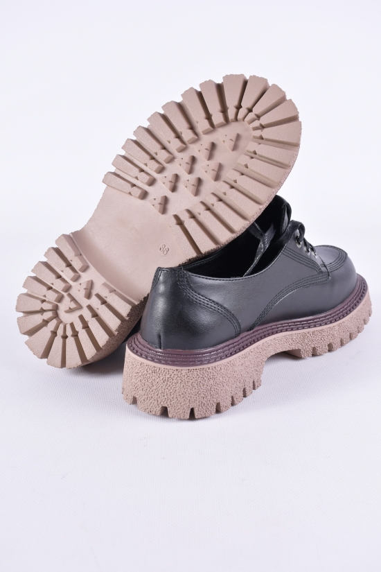 Туфлі жіночі із натуральної шкіри "EGGA" Розміри в наявності : 39, 40 арт.XD536-3