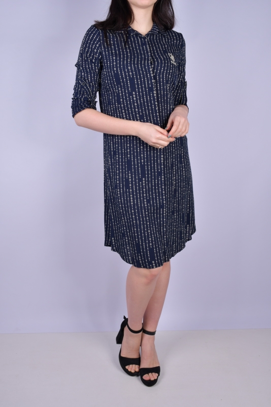 Сукня-сорочка жіноча (кол. т. синій) "Burrasca" Розміри в наявності : 42, 44 арт.15887