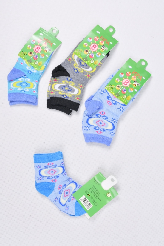Шкарпетки для дівчинки всесезонні розмір 26-31 (75% бамбук 22% поліамід 3% еластан) арт.T307