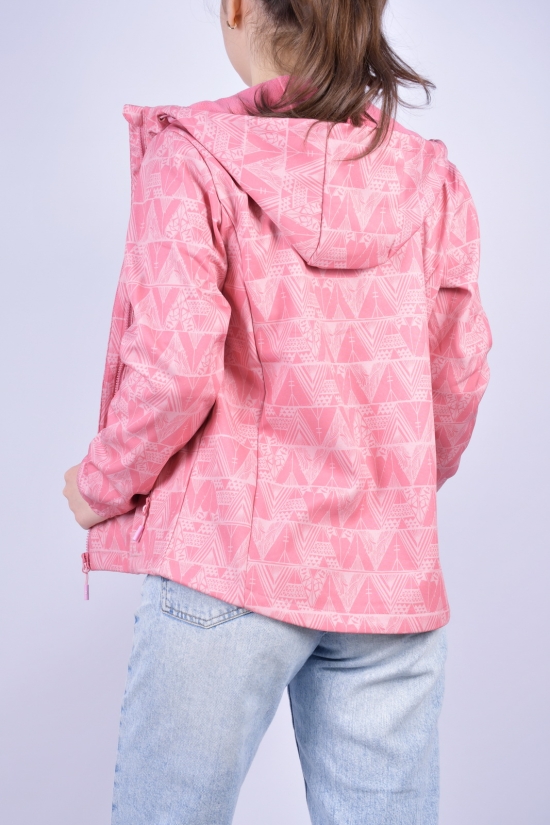 Куртка жіноча демісезонна (кол. пудри) з плащової тканини на мікро флісі. Розміри в наявності : 40, 42 арт.87670