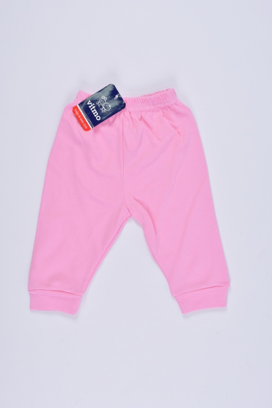 Штанці для дівчинки трикотажні (кол. рожевий) "VITMO BABY" Розміри в наявності : 56, 62 арт.22615