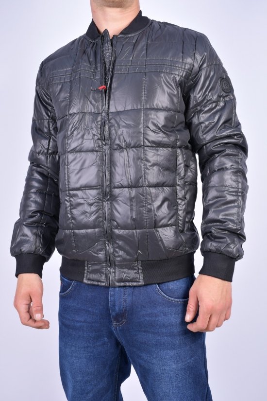 Куртка бомбер чоловіча (кол. чорний) демісезонна "Remain" Розмір в наявності : 48 арт.7817
