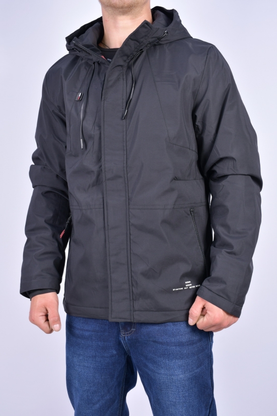 Куртка чоловіча (кол. чорний) демісезонна з плащової тканини "Remain" Розмір в наявності : 46 арт.8468