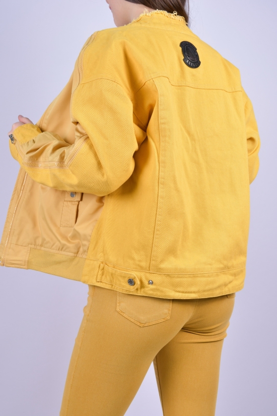 Куртка жіноча (кол. гірчичний) демісезонна "T.YCamille" Розміри в наявності : 44, 46, 50 арт.B-676