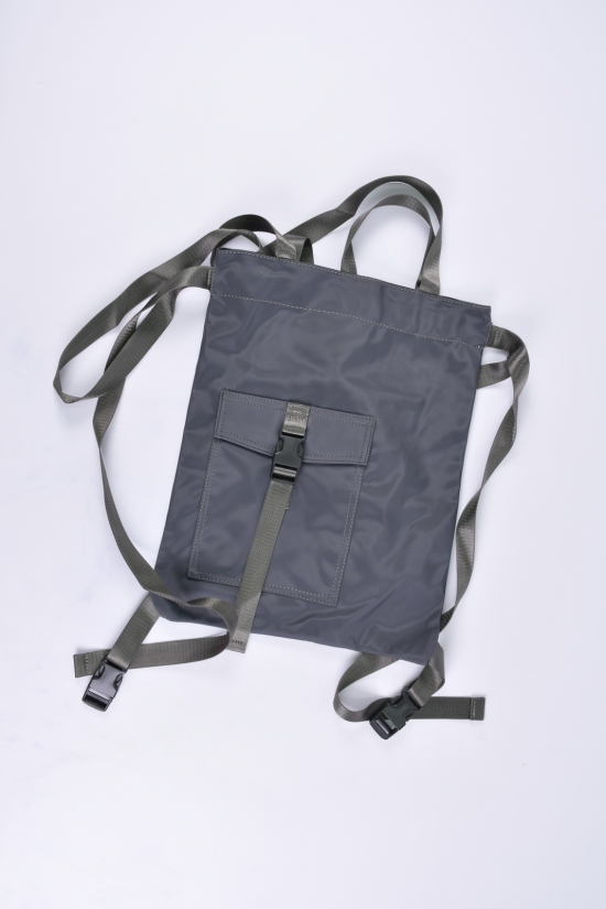 Сумка-рюкзак (цв.т.серый) размер 42/34 см арт.X327