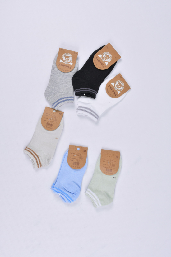 Шкарпетки для хлопчика (90% бавовна,5%лайкра,5%спандекс) "Корона" розмір 21-26 арт.C3153