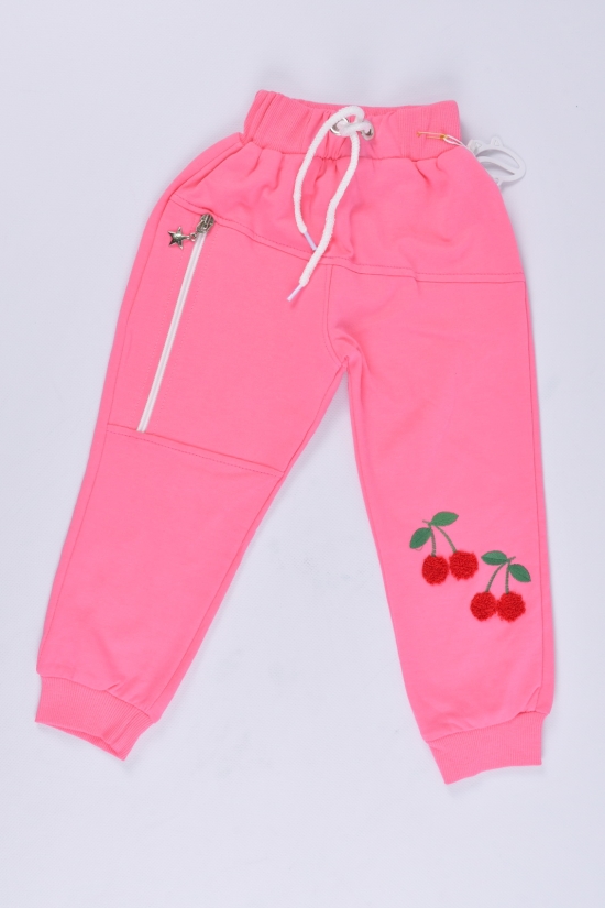 Штани спортивні для дівчинки (кол. рожевий) трикотажні "BABY JEANS" Зріст в наявності : 110, 116 арт.354389