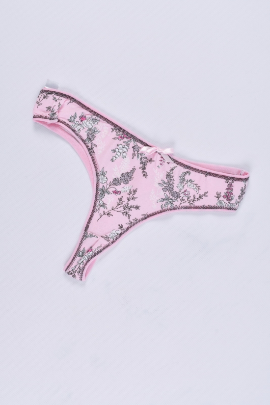 Стринги женские (цв.розовый) размер (M) 42-44 "MISS VICTORIA" арт.1009
