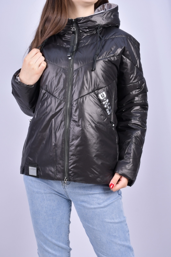 Куртка жіноча з плащівки демісезонна (color A001) HaiLuoZi Розмір в наявності : 44 арт.BM7817