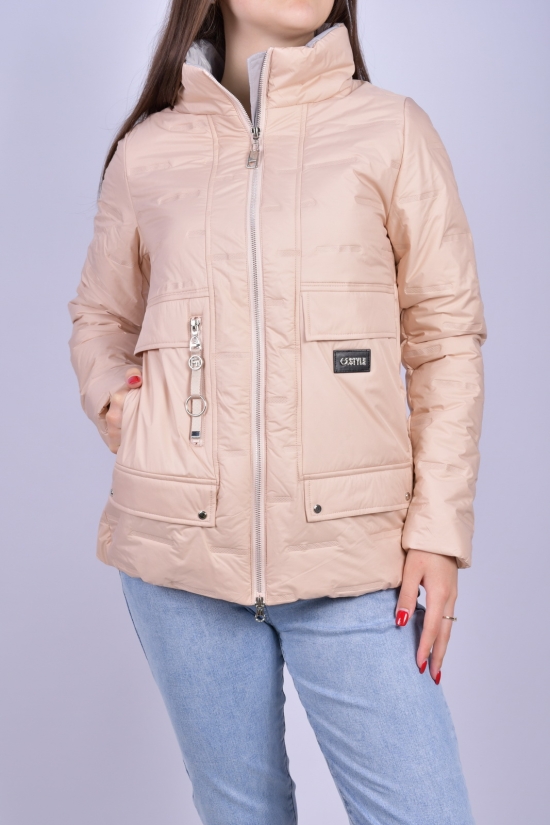 Куртка женская из плащёвки демисезонная (color C138) HaiLuoZi Размер в наличии : 42 арт.BM7021