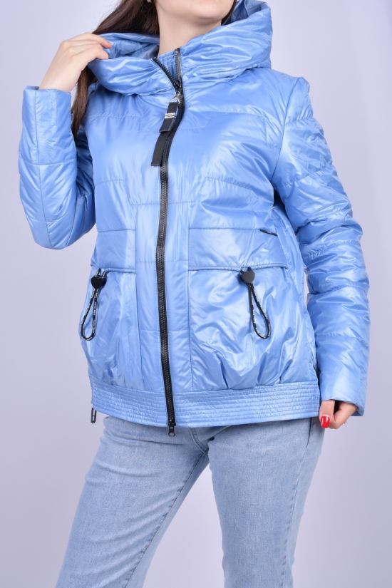Куртка женская из плащёвки демисезонная (color A026) HaiLuoZi Размеры в наличии : 42, 52 арт.BM7089