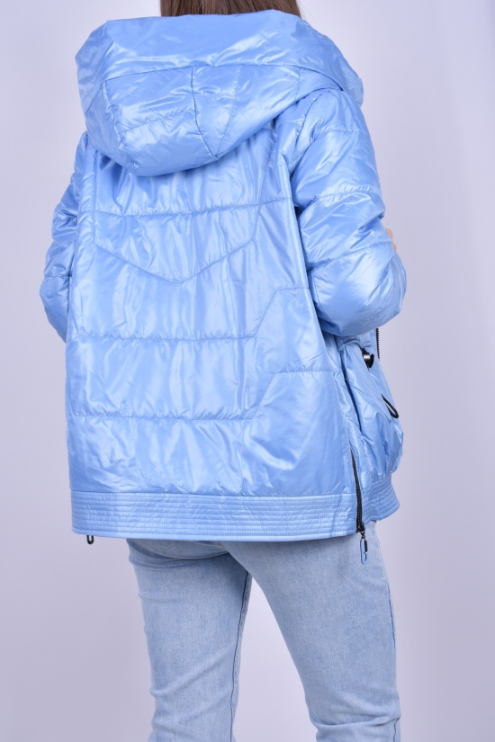 Куртка женская из плащёвки демисезонная (color A026) HaiLuoZi Размеры в наличии : 42, 52 арт.BM7089