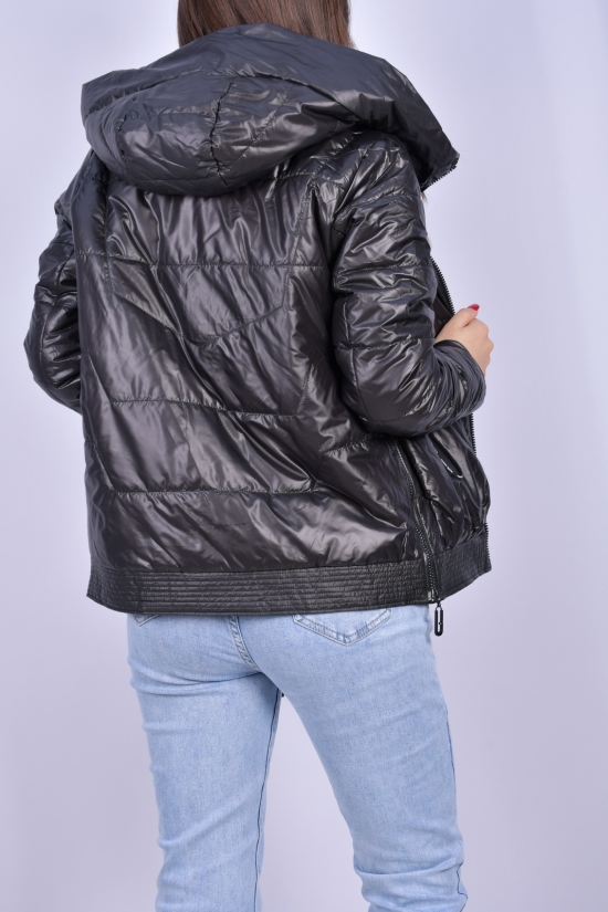 Куртка жіноча з плащівки демісезонна (color A001) HaiLuoZi Розмір в наявності : 42 арт.BM7089