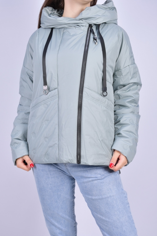 Куртка женская из плащёвки демисезонная (color C022) HaiLuoZi Размер в наличии : 52 арт.BM7088