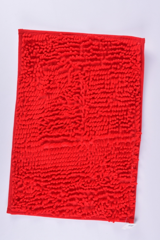 Килимок "Локшина" (кол. червоний) на гумовій основі (мікрофібра) розмір 40/60 см. арт.MF5208