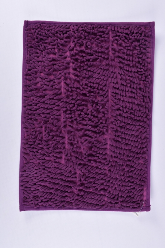 Килимок "Локшина" (колірний фіолетовий) на гумовій основі (мікрофібра) розмір 40/60 см. арт.MF5208