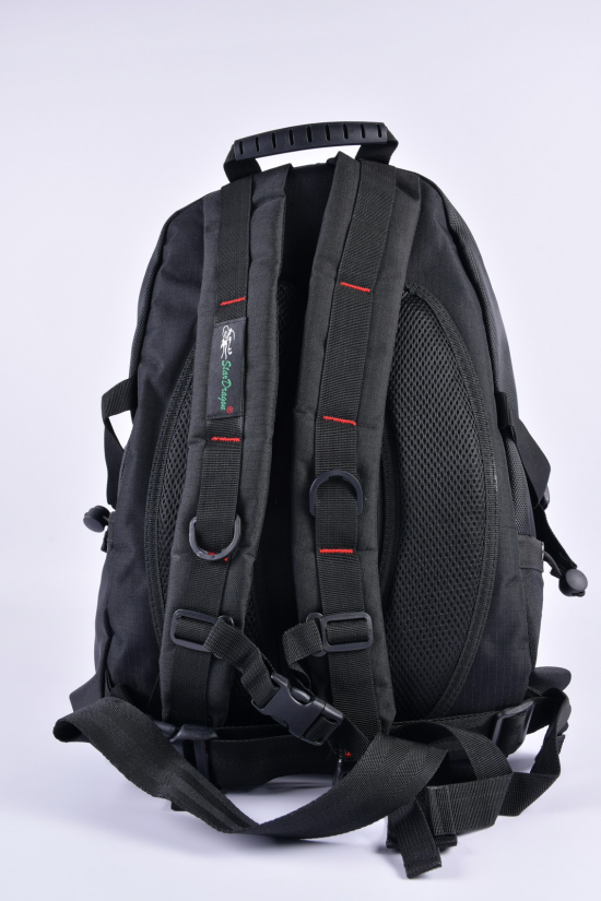 Рюкзак тканинний (кол. чорний) розмір 32/47/15 см. арт.A3399