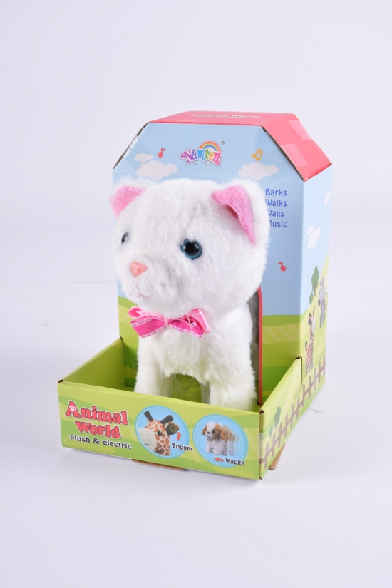 Мягкая игрушка "Кошечка" в коробке размер 14/12/17,5см арт.T828-3