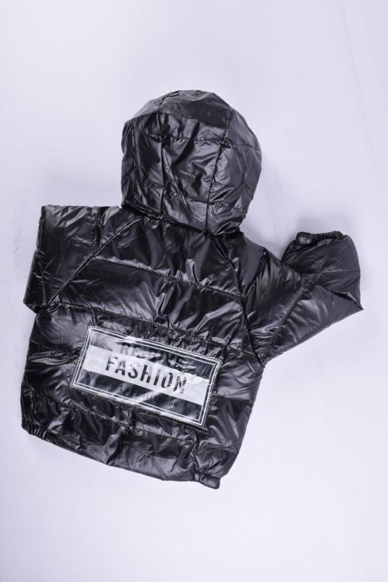 Куртка дитяча демісезонна болонева (кол. чорний) Зріст в наявності : 98, 104, 110 арт.fashion