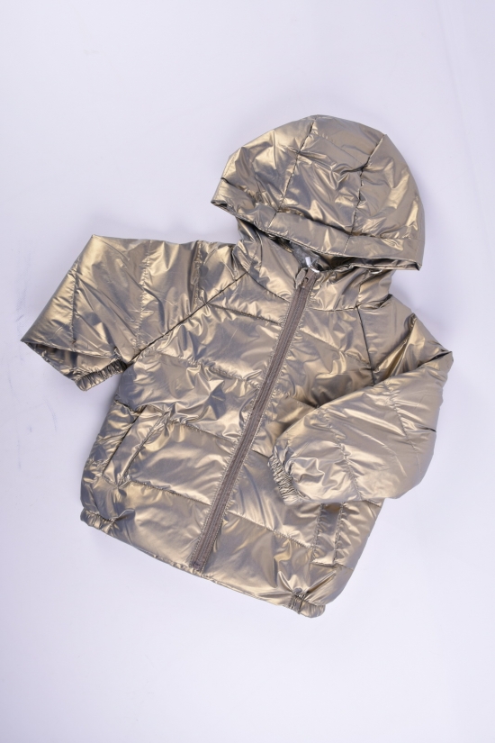 Куртка детская демисезонная болоневая (цв.оливковый) Рост в наличии : 98, 104 арт.fashion