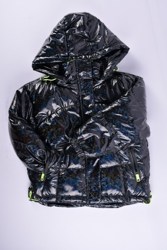 Куртка для девочки (цв.чёрный) болоневая демисезонная Рост в наличии : 98, 104, 110, 116, 122 арт.12415