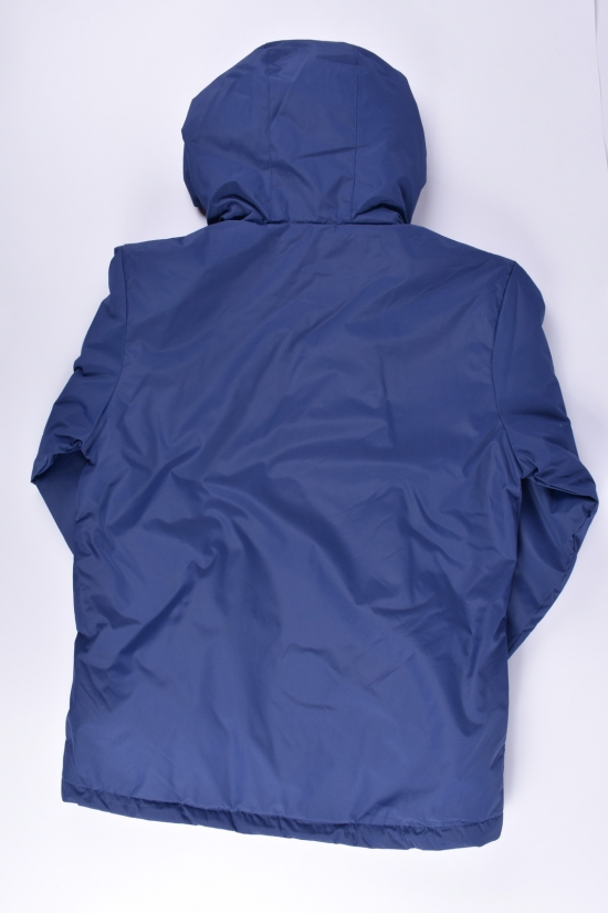 Куртка для мальчика (цв.т.синий) из плащевки демисезонная "PANDA" Рост в наличии : 134 арт.PD-916